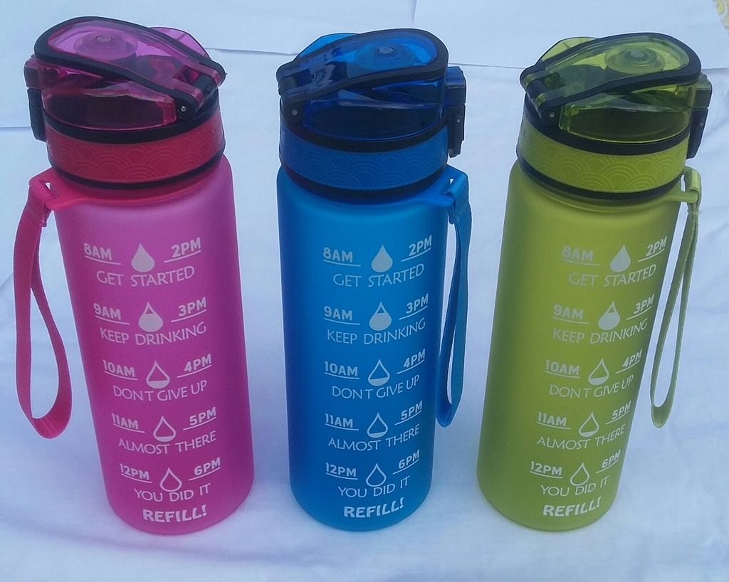 Plastic ( TRITAN BPA free ) water bottle  750 mls - Blue