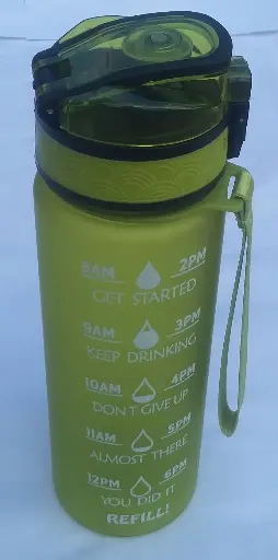 Plastic ( TRITAN BPA free ) water bottle 750 mls _ Green