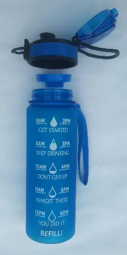 Plastic (TRITAN BPA free ) water bottle 750mls - Blue