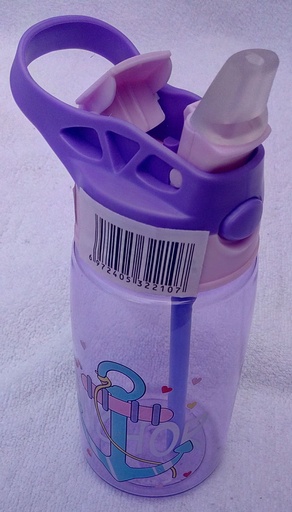 Plastic ( TRITAN BPA free ) water bottle kiddies 480 mls - Purple